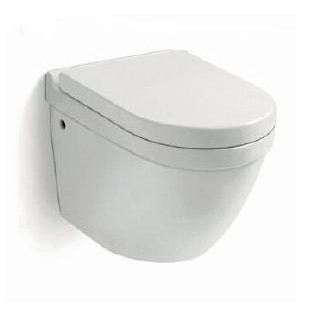 do banheiro pequeno fixado na parede 480mm Tankless do toalete de 400mm branco cerâmico