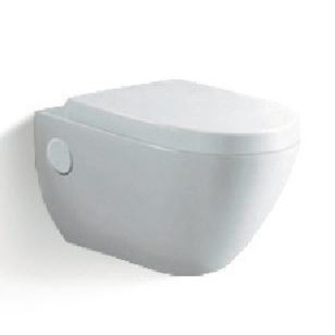 Toalete padrão americano compacto 200mm da armadilha de Hung Wc With Flush Tank P da parede