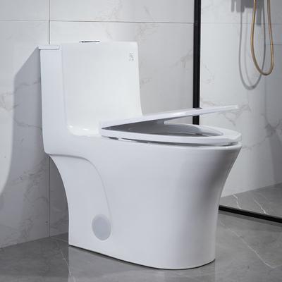 toalete nivelado duplo da parte de 3L 6L um com porcelana branca superior dos botões CUPC