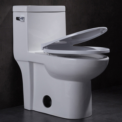 Siphonic contornado alongado um nivelamento do círculo da altura do conforto do toalete da parte