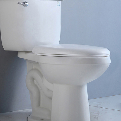 O jato do sifão parede de 2 partes pendurou a cômoda de duas partes alta de 10 polegadas do toalete prolongada