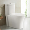 Toalete branco do banheiro da altura padrão americana do conforto com resplendor duplo poderoso
