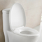 Toalete branco do banheiro da altura padrão americana do conforto com resplendor duplo poderoso