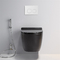 Armário de água nivelado duplo compacto do toalete fixado na parede quieto com altura de Seat confortável