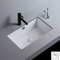 Bordas retangulares clássicas de Ada Bathroom Sink With Beveled e geometria limpa