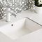 Nenhuma bacia de lavagem decorativa cerâmica de Dots Undermount Ada Bathroom Sink