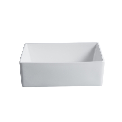 Polegada cerâmica branca 30&quot; da banca da cozinha 30 da casa da quinta avental Front Sink White Drop In