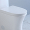 toalete completo alongado nivelado duplo da eficiência elevada de 1-Piece 1,1 Gpf/1.6 Gpf no branco