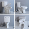 Toalete 1,28 padrão americano de duas partes do Wc Watersense de Gpf dos toaletes dos banheiros do hotel