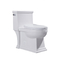 Um toalete de nivelamento contornado alongado de Gpf Siphonic do toalete 1,6 da parte branco